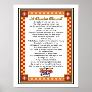 Een Chocolade Farewell Poster