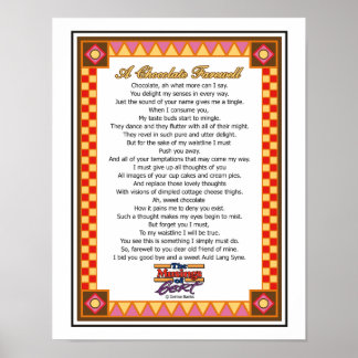 Een Chocolade Farewell Poster