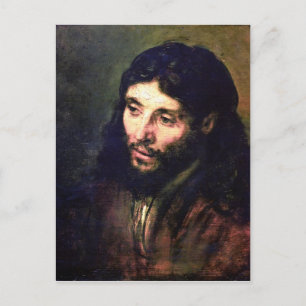 Een Christus na het leven door Rembrandt Briefkaart