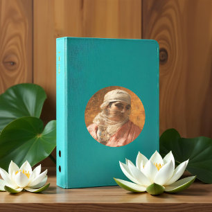 Een Circassiaan door Frederick Arthur Bridgman, Ar Ronde Sticker