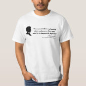 Een citaat van Lincoln (01) T-shirt (Voorkant)