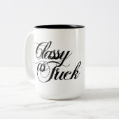 een Classy-Mok Tweekleurige Koffiemok (Voorkant links)