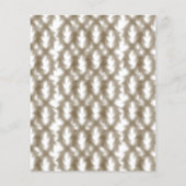 Een close-up uitzicht van een kriskras gaasrooster flyer (Achterkant)