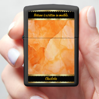 Een close-up uitzicht van levendige oranje marmerp