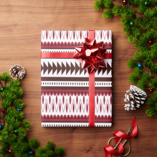 Een close-upbeeld van een kleurrijk scherm met een cadeaupapier