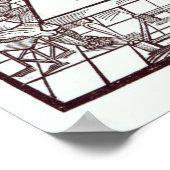 Een cluster van Coxcombes' door John Taylor Poster (Hoek)