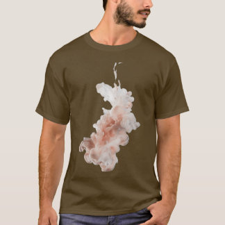 Een cluster van roze en witte krullen zoals in t-shirt