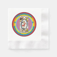 Een cocktailservet voor tarot liefhebbers