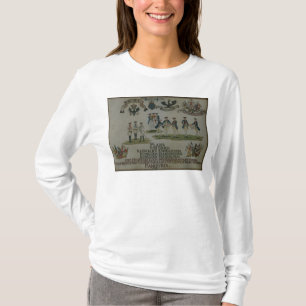 Een collectie maneouverplannen t-shirt