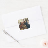 Een comité van patriotten dat een ultimatum stelt vierkante sticker (Envelop)