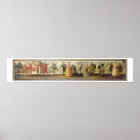 Een Commedia Dell Arte-groep voor een renaissance 