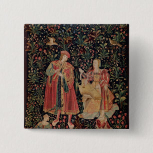 Een concert, Loire Workshop Vierkante Button 5,1 Cm