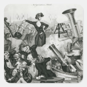 Een concert van Hector Berlioz Vierkante Sticker