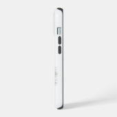 Een conengel met slaap, zwart en wit design iPhone 15 hoesje (Linkerkant)