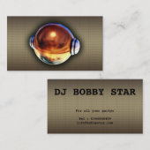 Een cool 3D DJ logo visitekaartje (Voorkant / Achterkant)