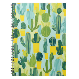 Een cool Notitieboek met elegante botanische kunst