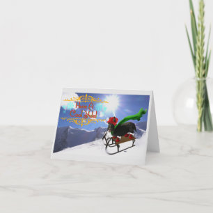 Een Cool Yule Kerstkaart Kaart