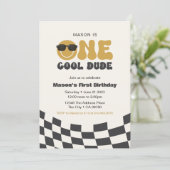 Een coole gast-overplaatsing op zaterdag kaart (Staand voorkant)