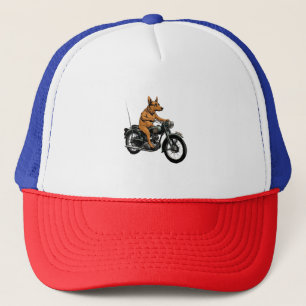 Een Coole Hond Die op een Motor Rijdt Trucker Pet