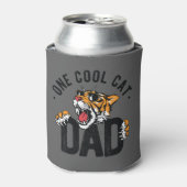 Een coole kat papa Koozie (Blikje Voorkant)