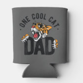 Een coole kat papa Koozie (Achterkant)