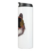 Een coole tanuki met  zonnebril thermosbeker (Geroteerd rechts)