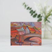 EEN CORNWALL VILLAGE BRIEFKAART (Staand voorkant)