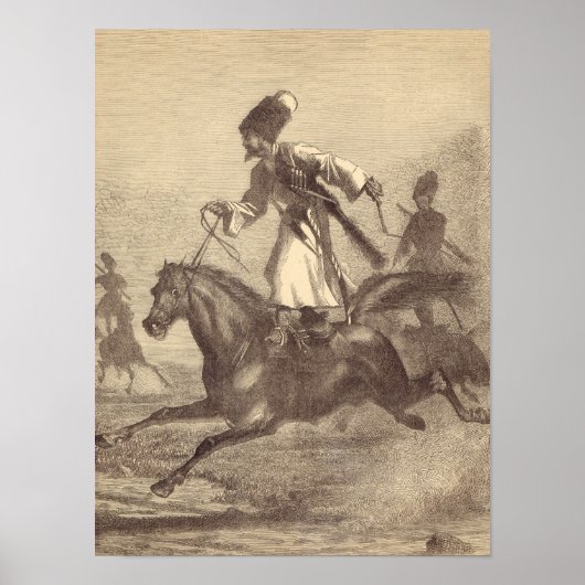 Een Cossack Horseman Poster (Voorkant)