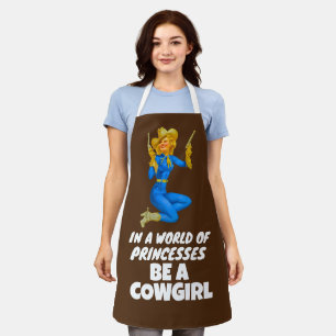 EEN COWGIRL IN EEN WERELD VAN BEGINSELEN SCHORT