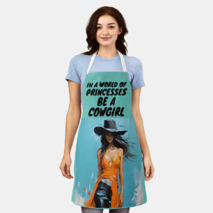 EEN COWGIRL LADIES KITCHEN SCHORT