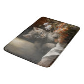 Een Cozy Corner Tabby Kitten Badmat (Gekanteld)