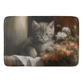 Een Cozy Corner Tabby Kitten Badmat (Voorkant)