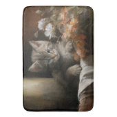 Een Cozy Corner Tabby Kitten Badmat (Voorkant Verticaal)