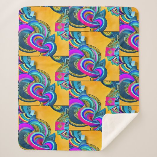 Een Cozy Fleece Sherpa Blanket Sherpa Deken (Voorkant)