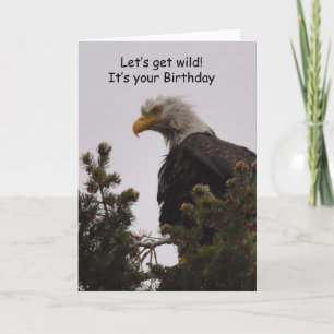 Een Crazy Eagle Verjaardag Kaart! Kaart
