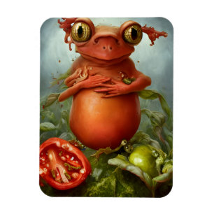 Een creatie in de salade magneet