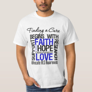 Een crème vinden voor ALS Awareness v2 T-shirt