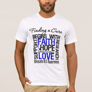 Een crème vinden voor ALS-bewustwording v1 T-shirt
