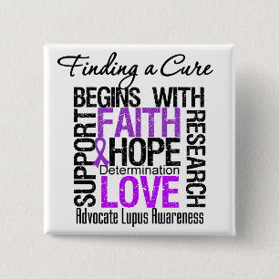 Een crème vinden voor Lupus Vierkante Button 5,1 Cm