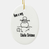 Een Cthulhu-programma Keramisch Ornament (Achterkant)