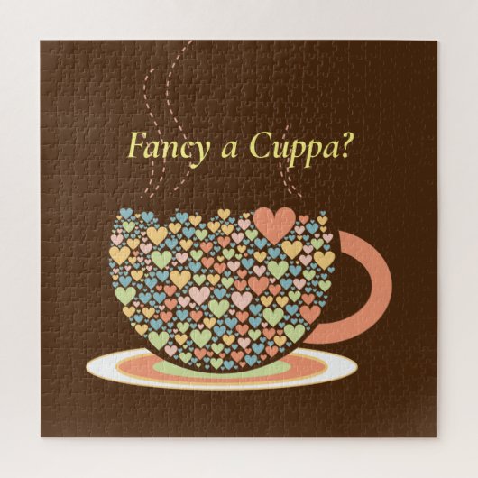 Een Cuppa fancy? Thee, dat is. Legpuzzel (Verticaal)