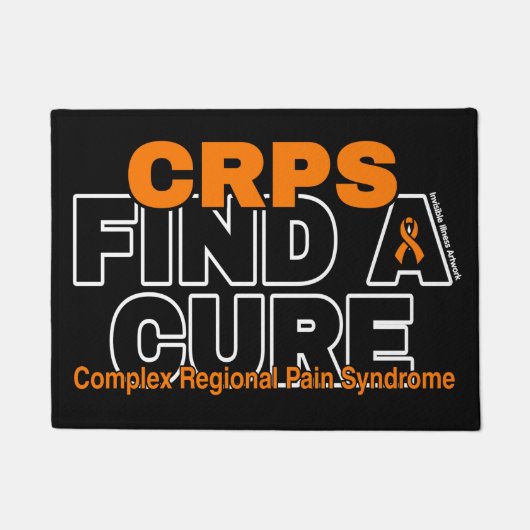 EEN CURE/BOLD...CRPS VINDEN DEURMAT (Voorkant)