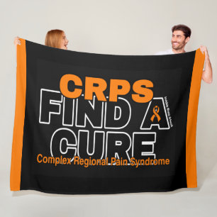 EEN CURE/BOLD...CRPS VINDEN FLEECE DEKEN