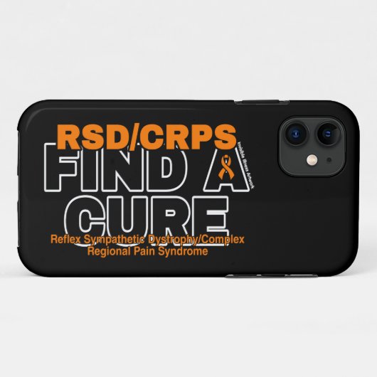 EEN CURE/BOLD...RSD/CRPS VINDEN Case-Mate iPhone CASE (Achterkant (horizontaal))