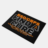 EEN CURE/BOLD...RSD/CRPS VINDEN DEURMAT (Schuin)