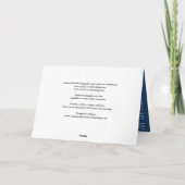 Een cursus in Miracles Birthday Kaart, ik rust in  Kaart (Achterkant)