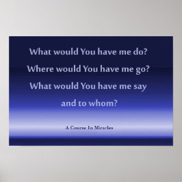 Een cursus in wonderen poster 41,91 x 27,94 cm