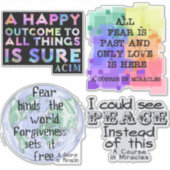 Een cursus in wonderen set 2 Sticker (Voorkant)