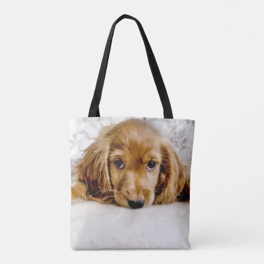 Een Cute Cocker Spaniel Tote Bag (Achterkant)