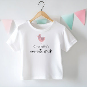 Eén Cute Kuiken Verjaardag Kinder Shirts